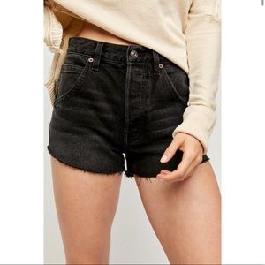 Free people denim shorts